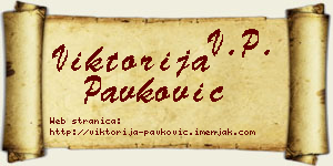 Viktorija Pavković vizit kartica